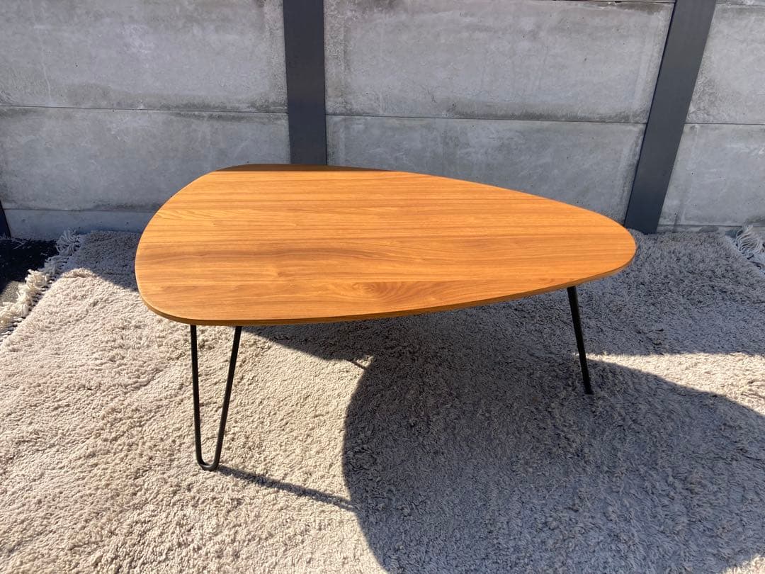 k1030-05★クラスティーナローテーブル ウォールナット材 コーヒーテーブル