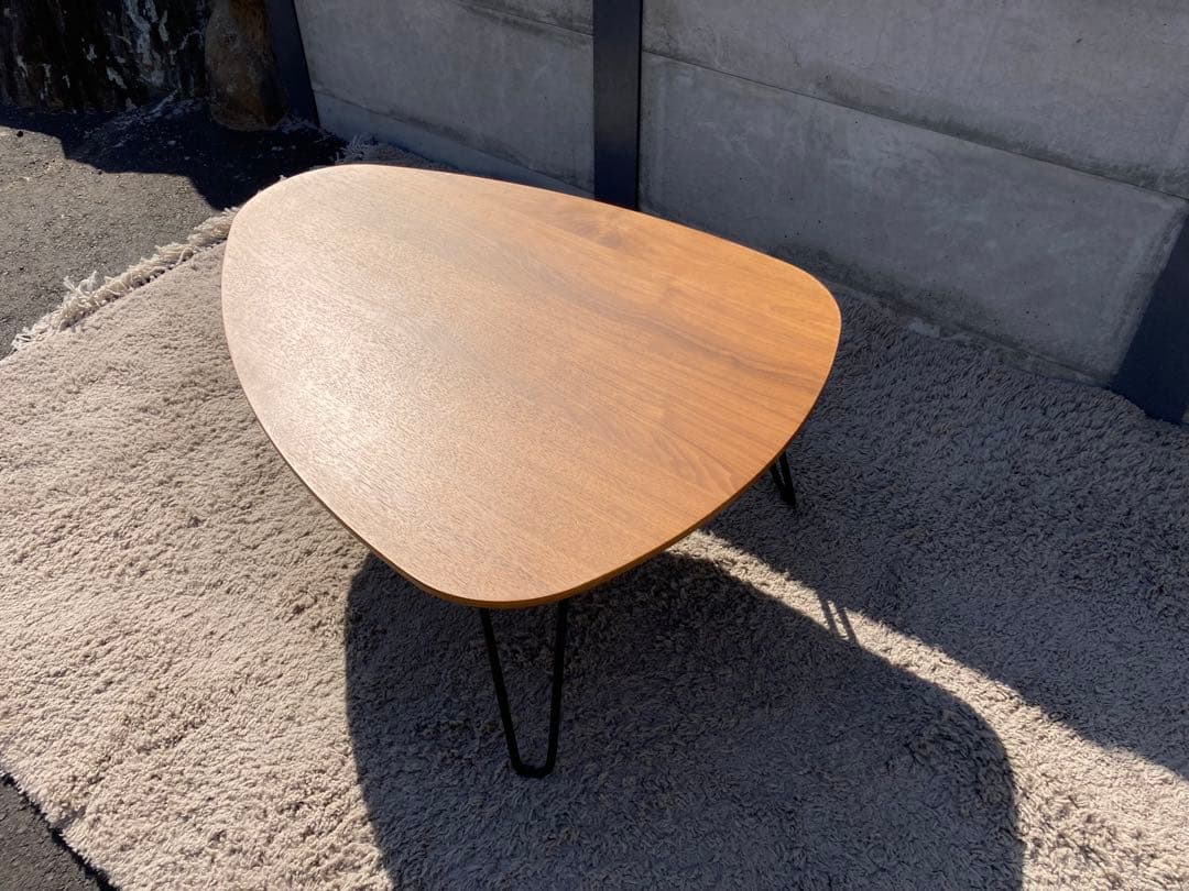 k1030-05★クラスティーナローテーブル ウォールナット材 コーヒーテーブル