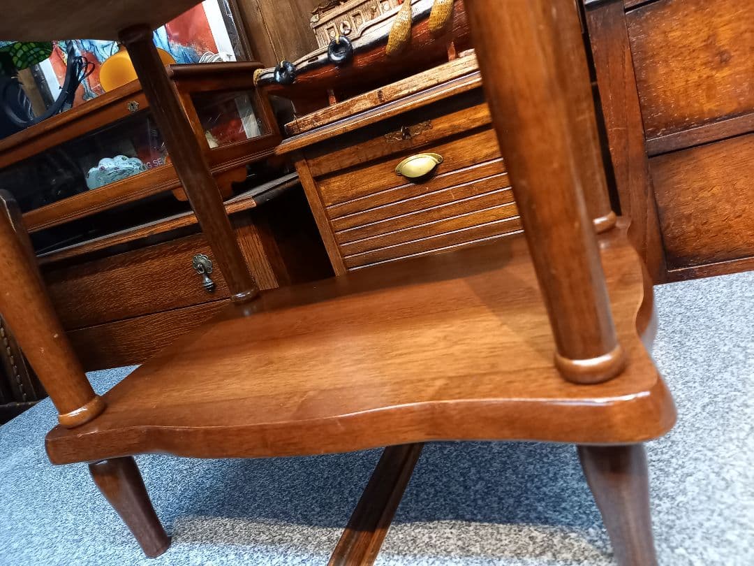 花！　様売約済　コロニアル　ウッド　サイド　オープン　ラック　２段