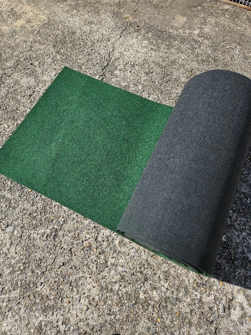 【新品】本格ポリエステル不織布 防草シート(明るめグリーン)厚手　巾1m×37m
