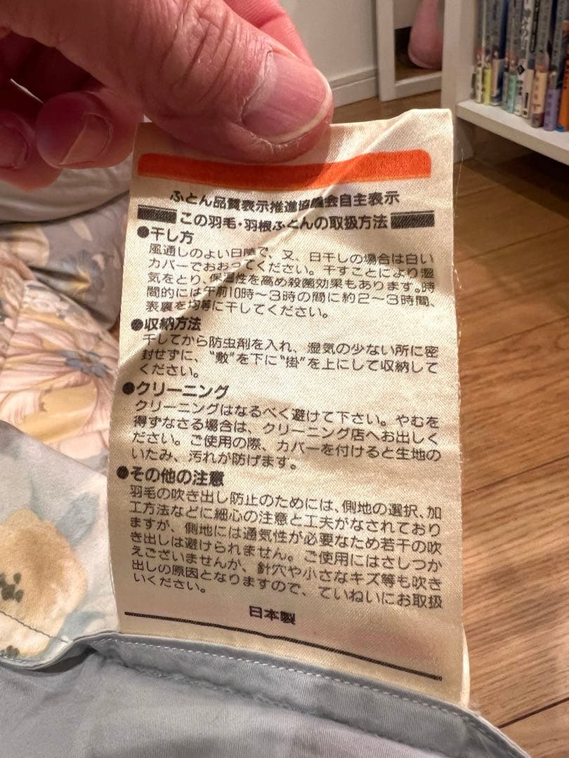 ロマンス小杉　ポーランドグースダウン95% セミダブル+大阪西川ダブルの2枚