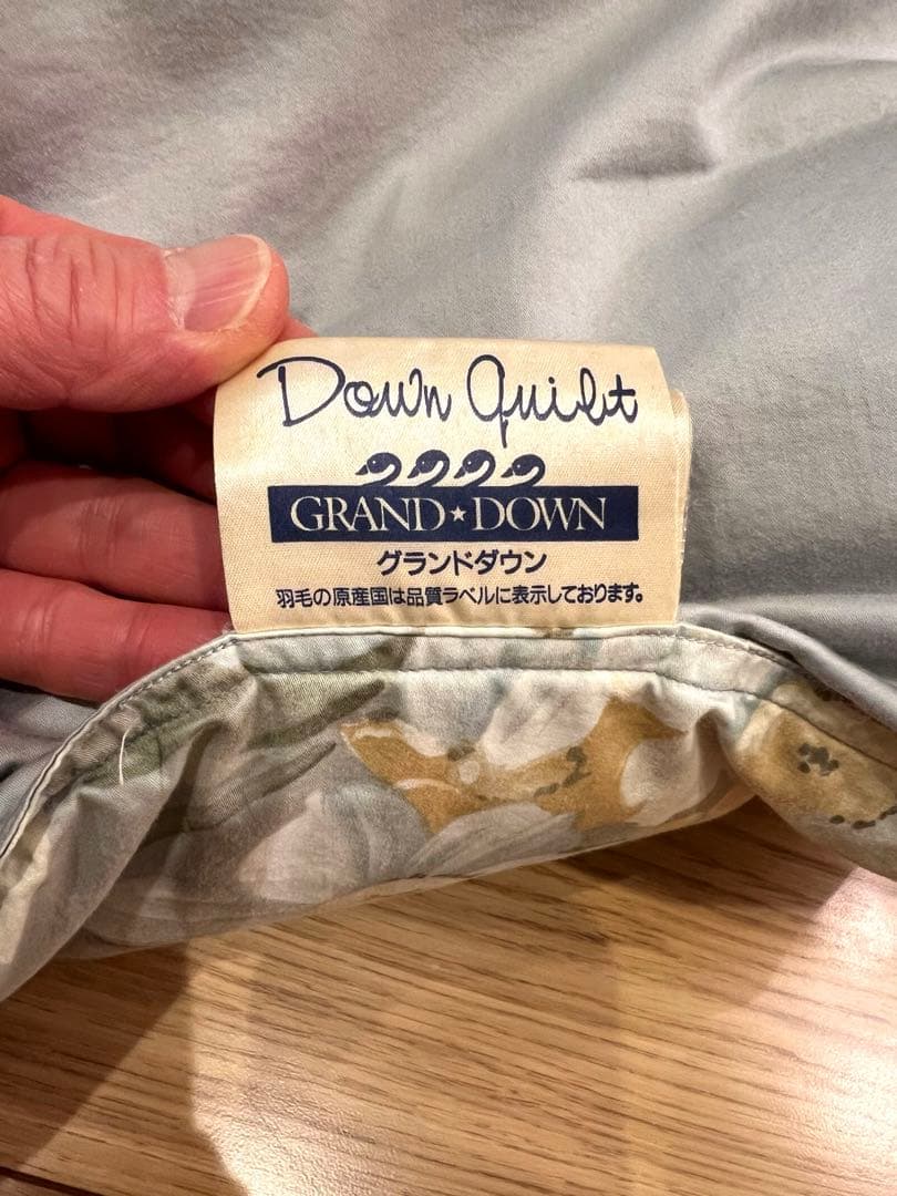 ロマンス小杉　ポーランドグースダウン95% セミダブル+大阪西川ダブルの2枚