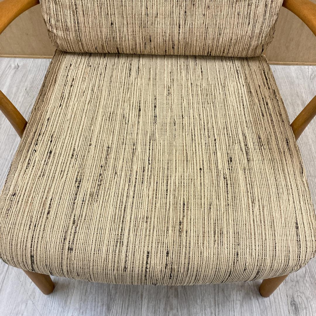 【飛騨産業 】キツツキ クレセント アームチェア 1人掛けソファ シングル　A