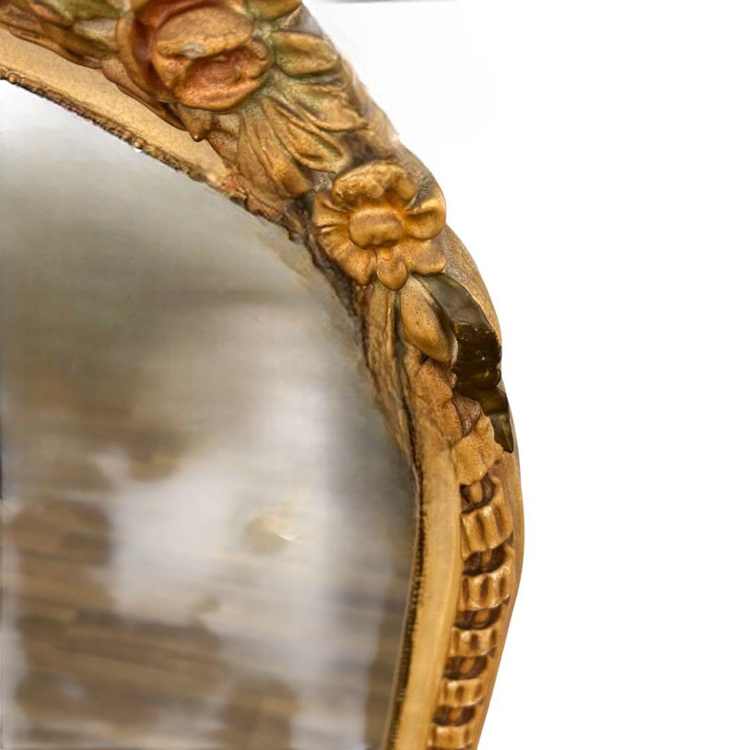 アンティーク調 スタンドミラー 姿見 全身鏡 インテリア 美品　西洋　鏡　ミラー