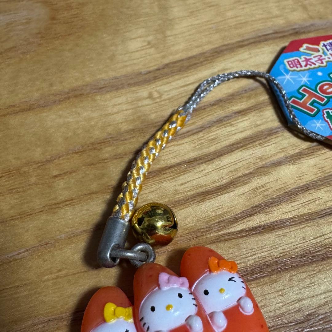 送料無料】ご当地キティ 福岡 博多明太子 根付けストラップ ハロー