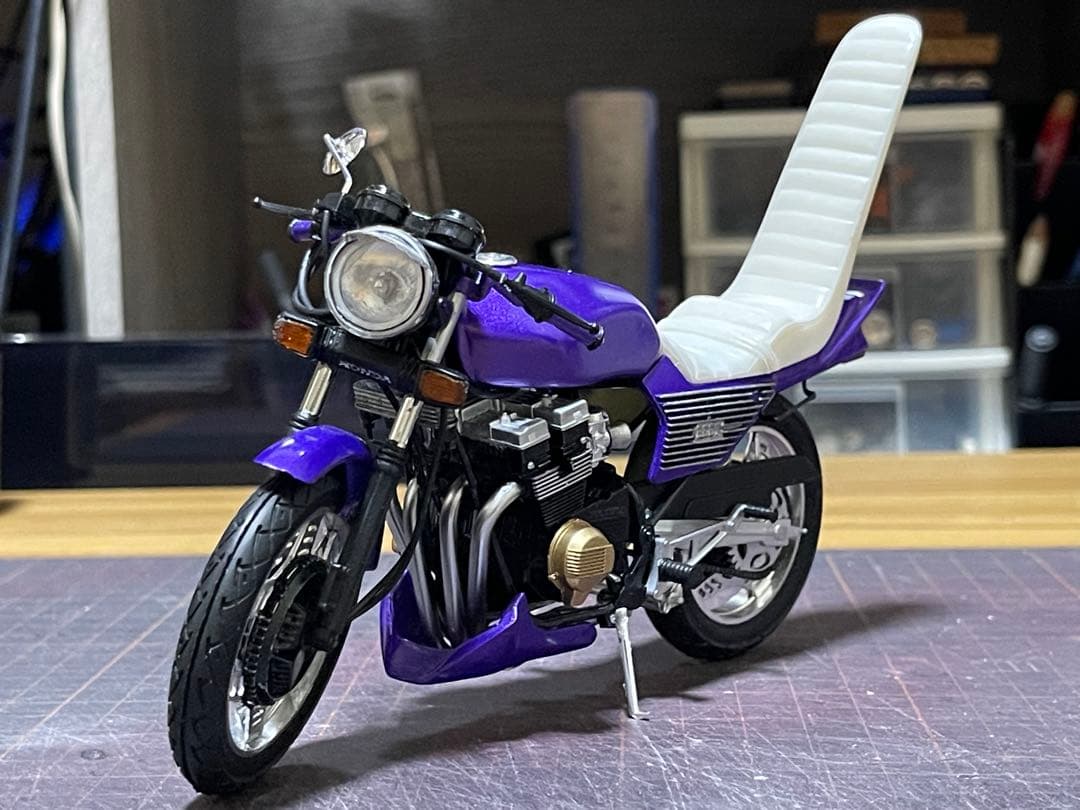 1/12 アオシマ製・CBX400F★完成ジャンク品★