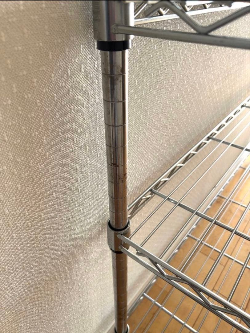 スチールラック 幅約119㎝縦幅29㎝高さ約69cm(タイヤの高さ含まず)