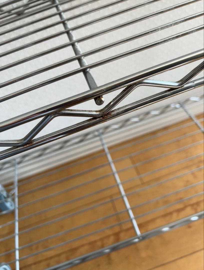 スチールラック 幅約119㎝縦幅29㎝高さ約69cm(タイヤの高さ含まず)