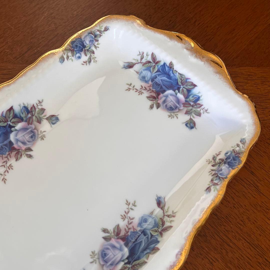 【レア美品】ロイヤルアルバート★ムーンライトローズ★サンドイッチプレート２枚