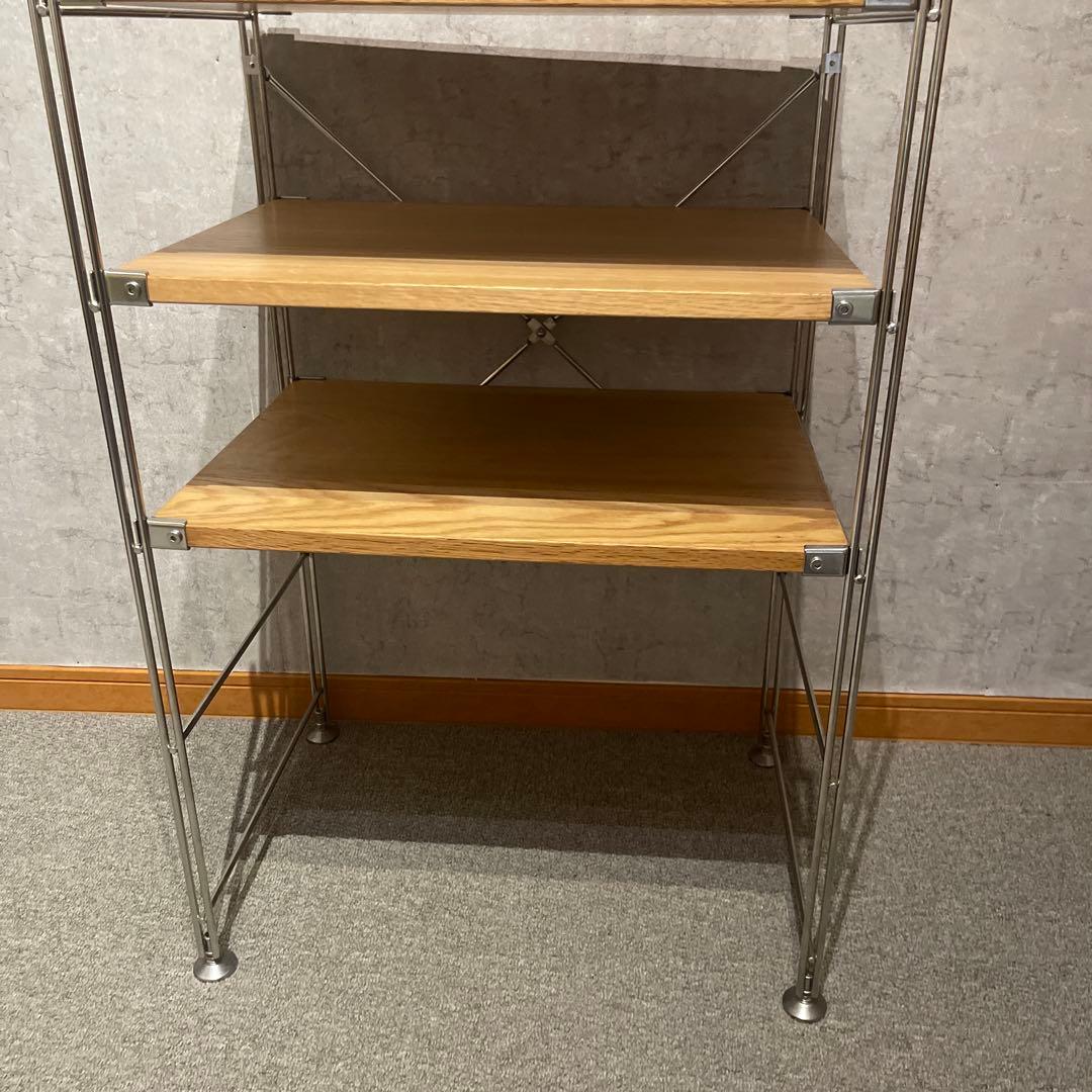 無印良品　ステンレスユニットシェルフ　小