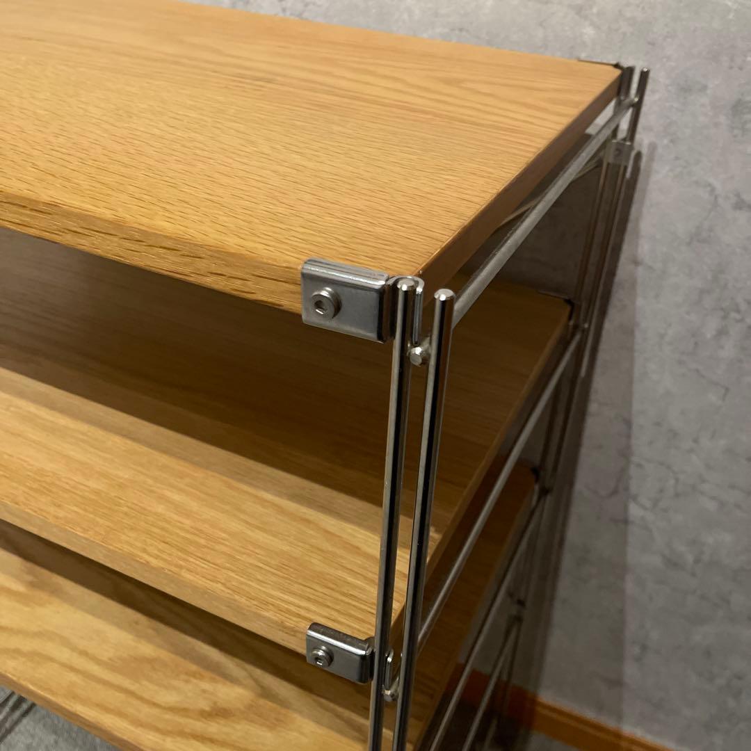 無印良品　ステンレスユニットシェルフ　小