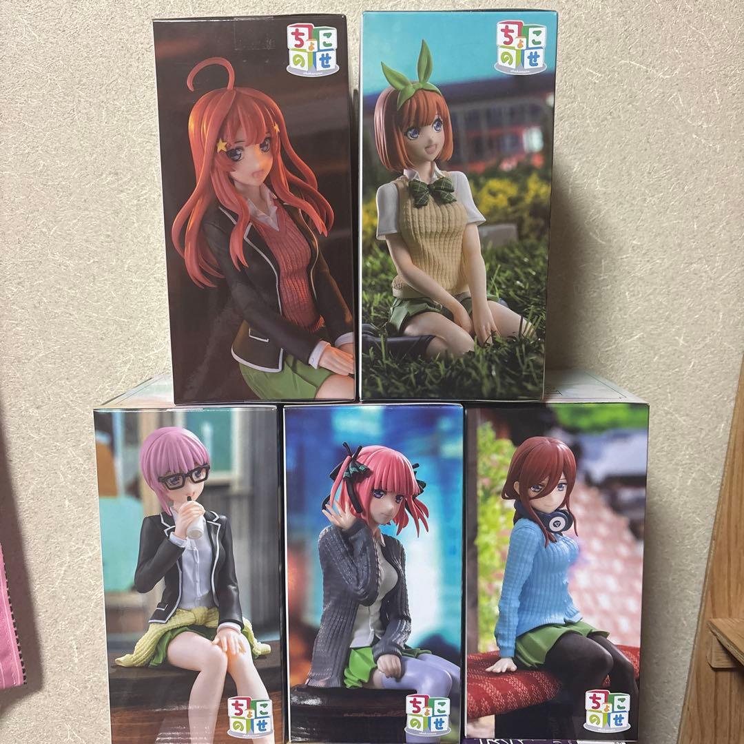 未開封】五等分の花嫁 ちょこのせ フィギュア まとめ売り - メルカリ