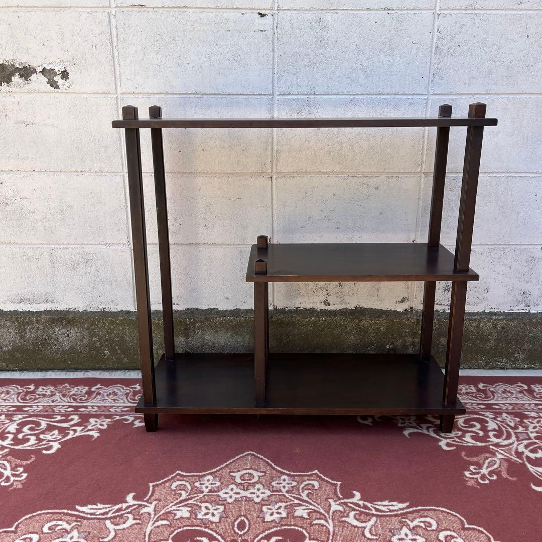 古家具 ビンテージ品◾️木製家具 飾り棚 花台 ディスプレイ台 展示台