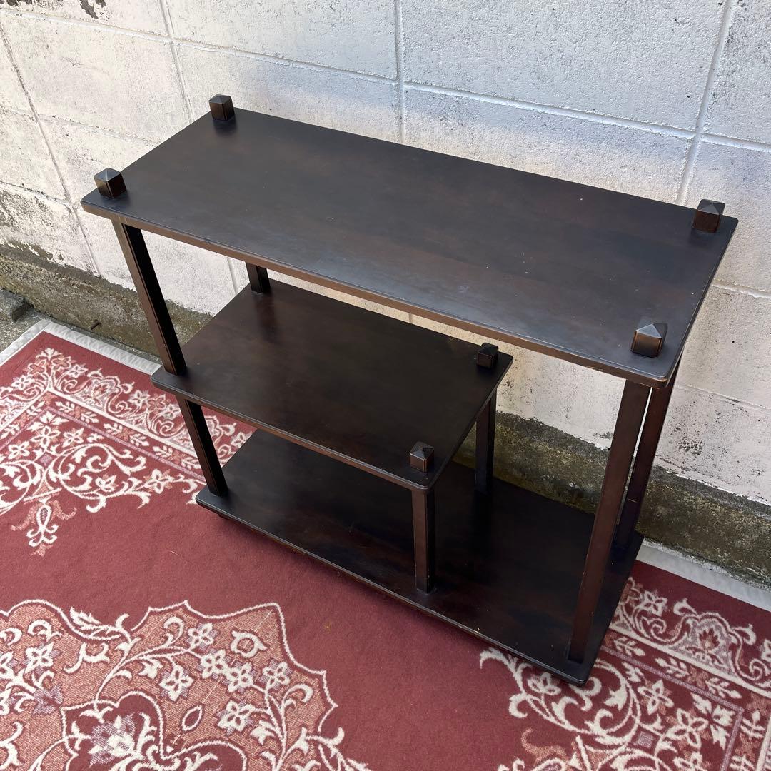 古家具 ビンテージ品◾️木製家具 飾り棚 花台 ディスプレイ台 展示台