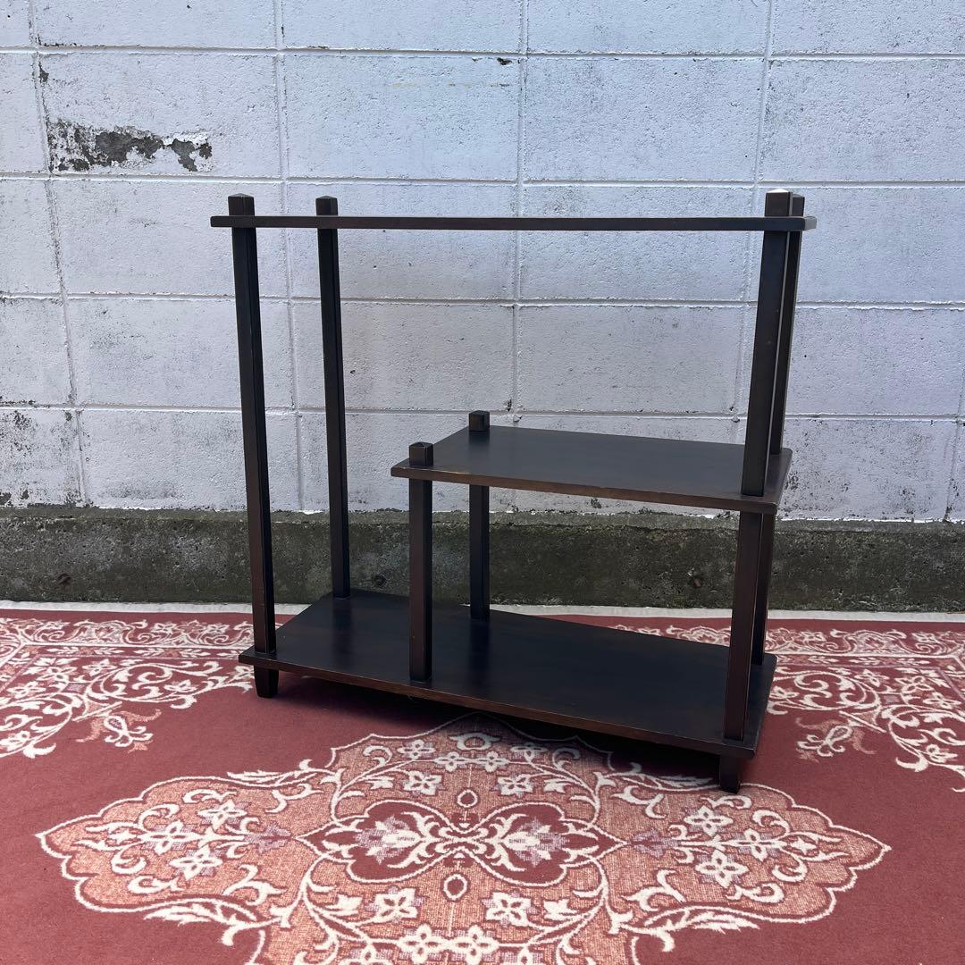 古家具 ビンテージ品◾️木製家具 飾り棚 花台 ディスプレイ台 展示台