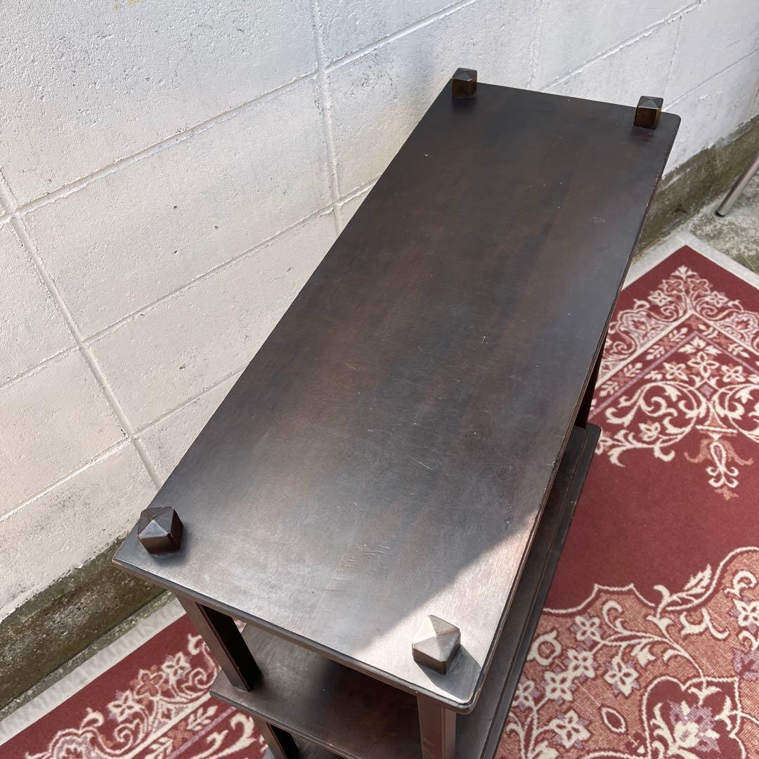 古家具 ビンテージ品◾️木製家具 飾り棚 花台 ディスプレイ台 展示台