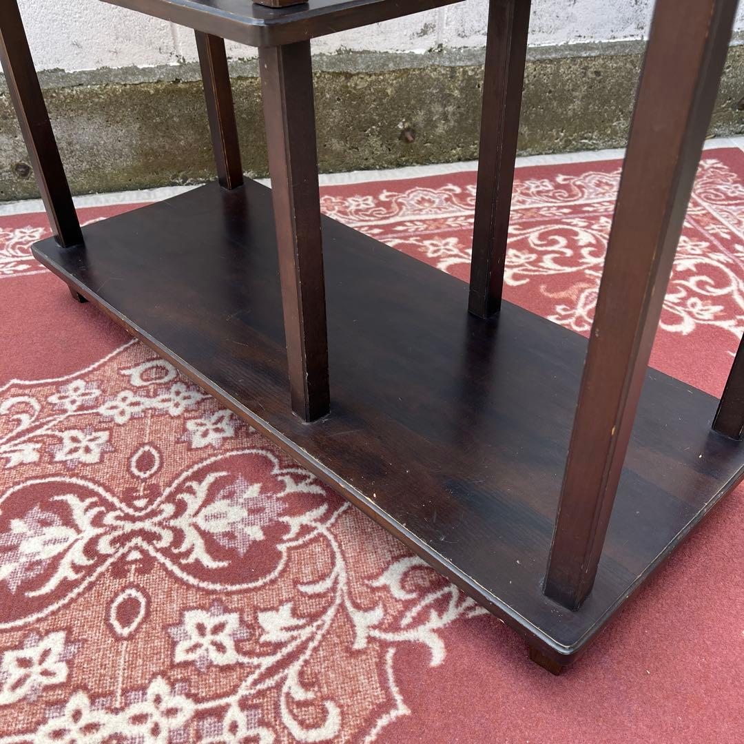 古家具 ビンテージ品◾️木製家具 飾り棚 花台 ディスプレイ台 展示台