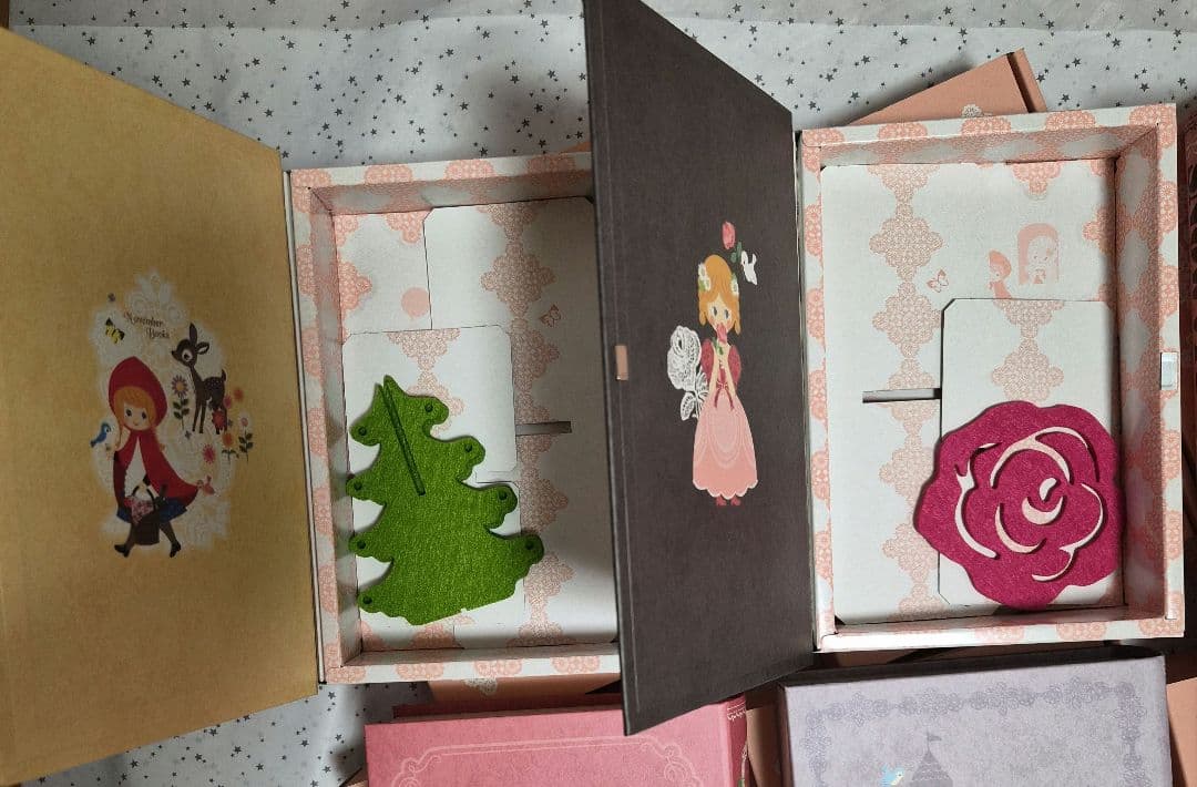 MonthlyClub本のような収納箱My Little Books12個セット