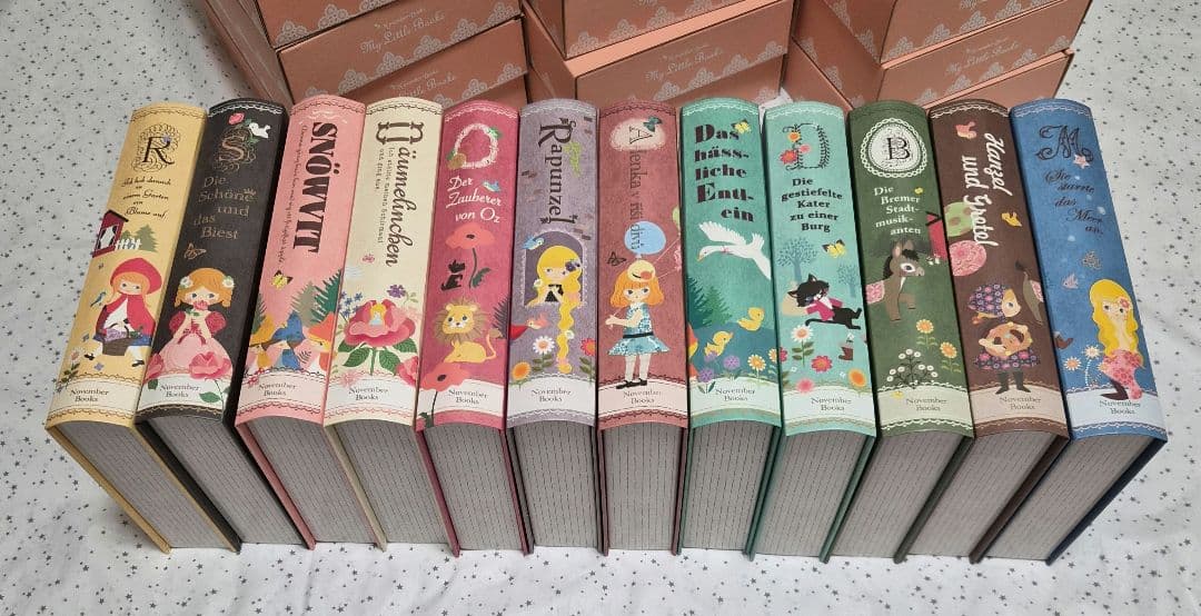 MonthlyClub本のような収納箱My Little Books12個セット