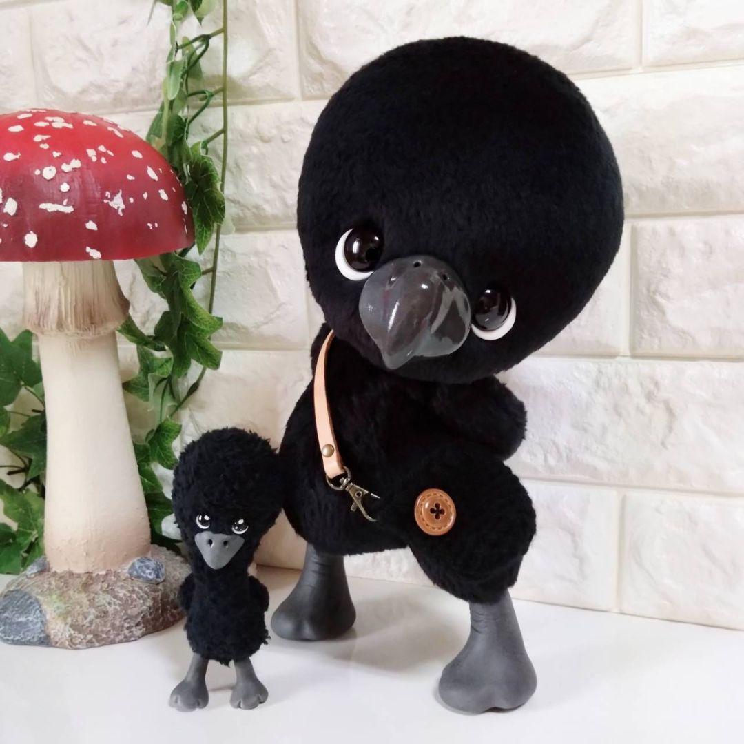 アートドール✽5ジョイント✽カラスのかーくん✽超特大サイズ