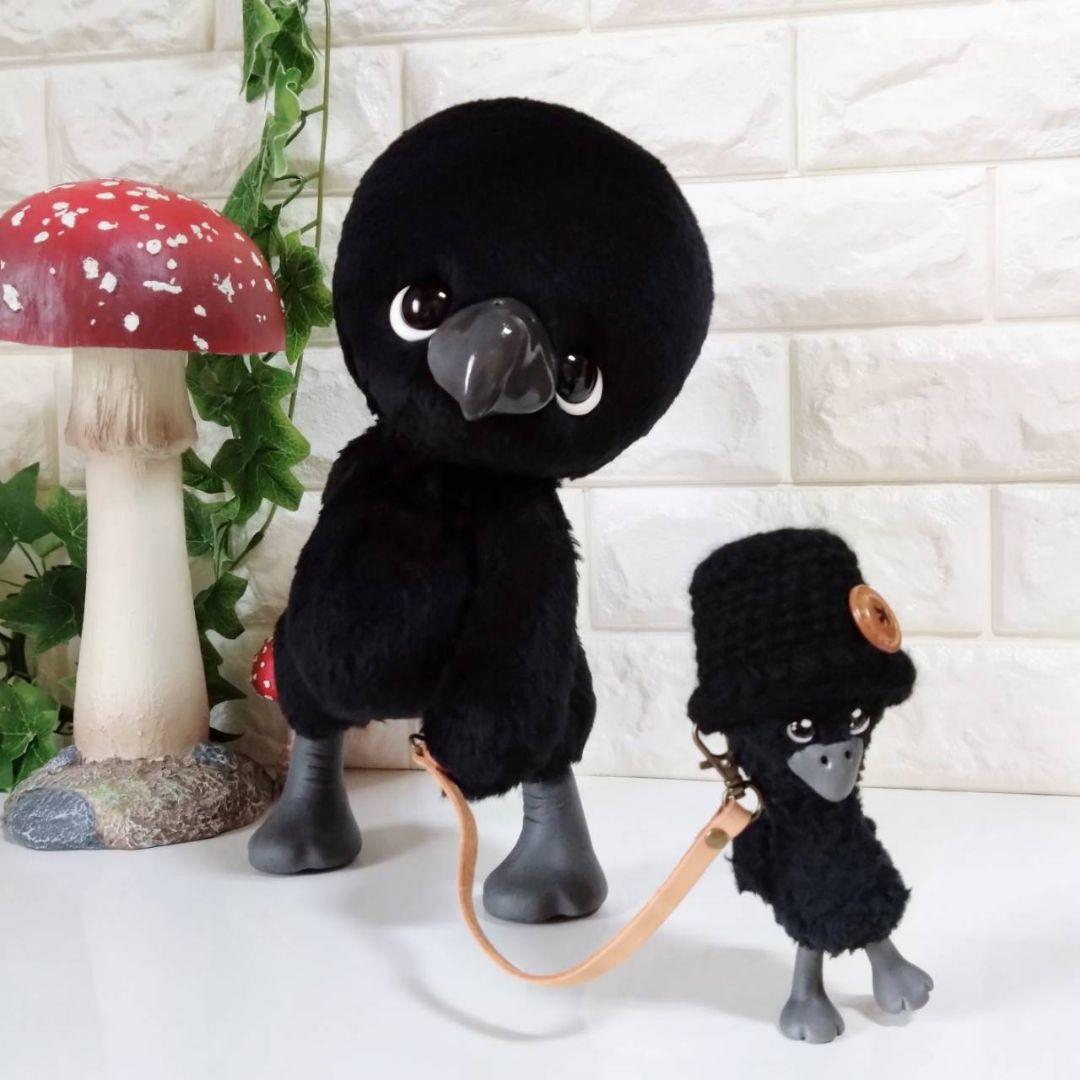 アートドール✽5ジョイント✽カラスのかーくん✽超特大サイズ