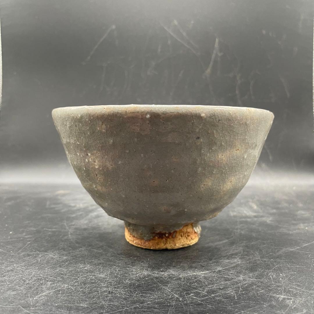 323】萩焼 宗流庵 青萩抹茶茶碗 渡辺 栄泉 - メルカリ