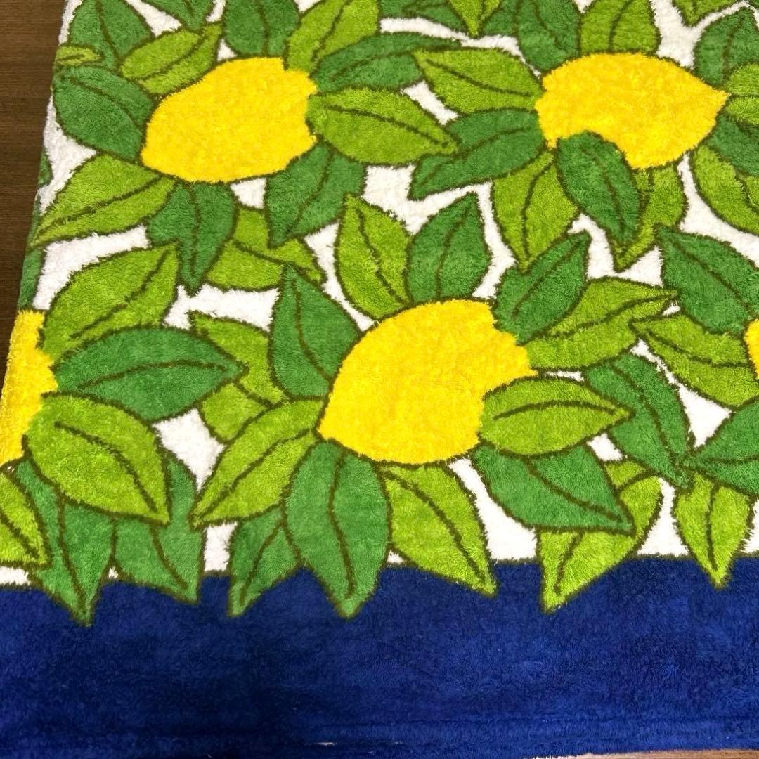 レア　HERMES　エルメス　大判　タオル　ビーチタオル　168×142　レモン