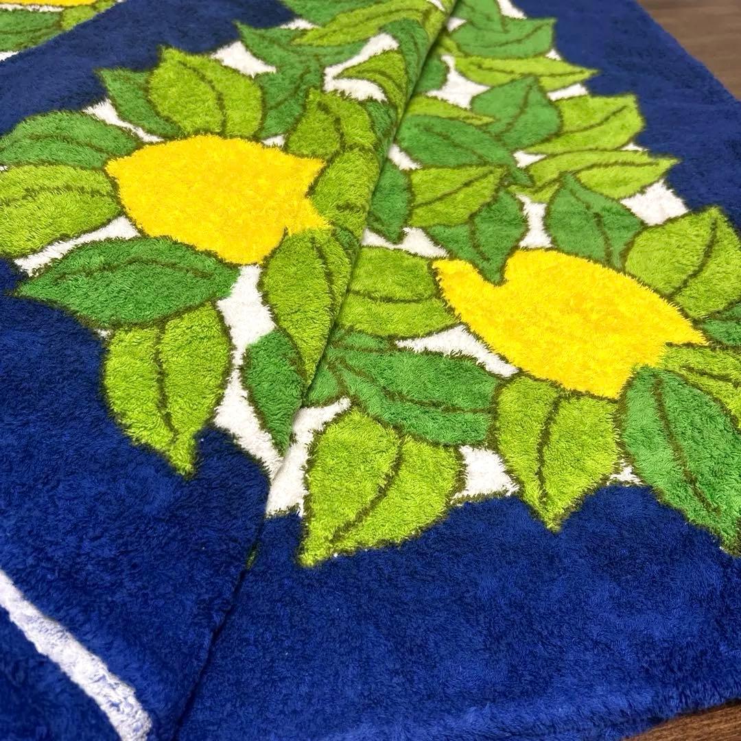 レア　HERMES　エルメス　大判　タオル　ビーチタオル　168×142　レモン