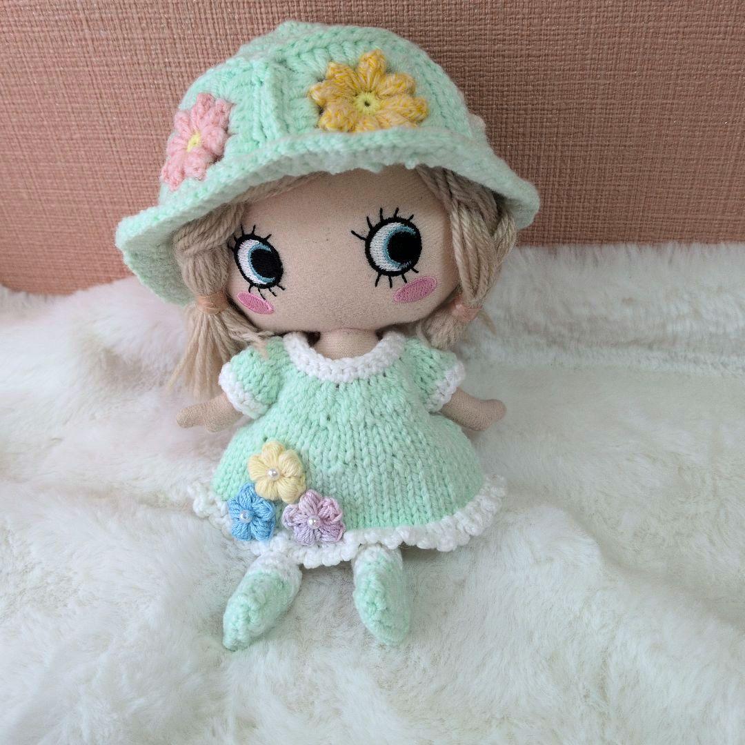 ハッピードール イーマリーちゃんグラニースクエア帽子とワンピno.E143