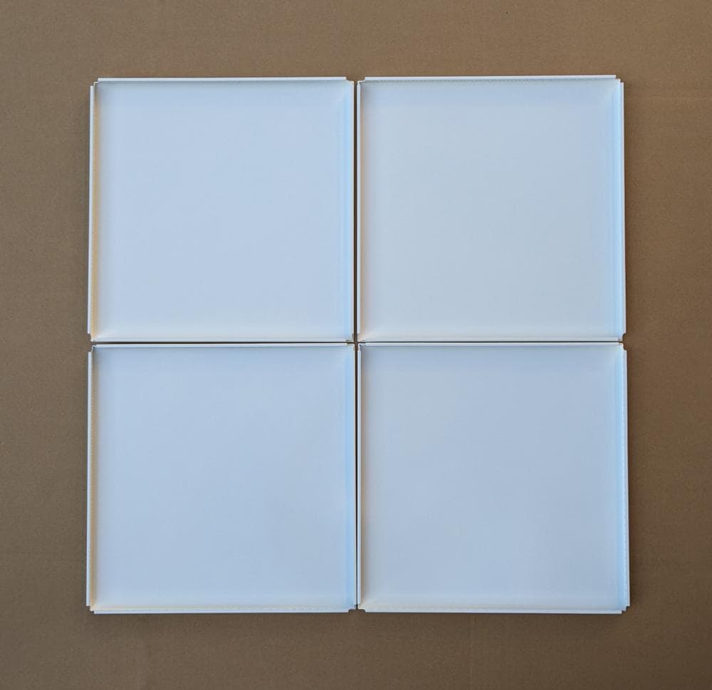 USMハラー用パーツ パネル 板 33.5x33.5cm 部品 パーツ 白 4枚