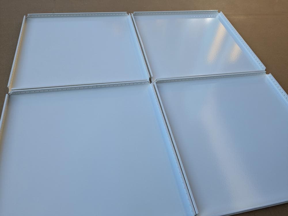 USMハラー用パーツ パネル 板 33.5x33.5cm 部品 パーツ 白 4枚