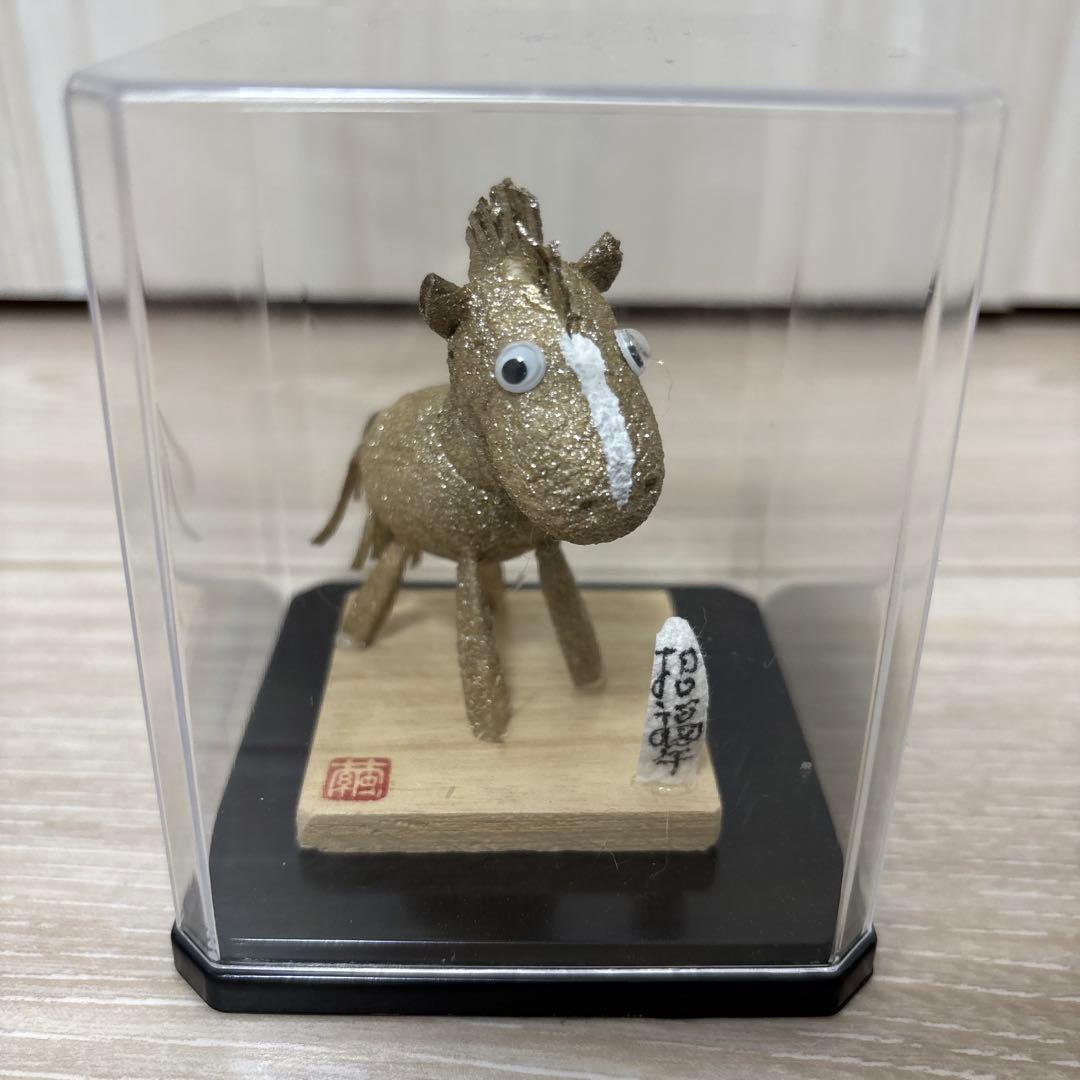 繭玉 馬 透明ケース付き - メルカリ