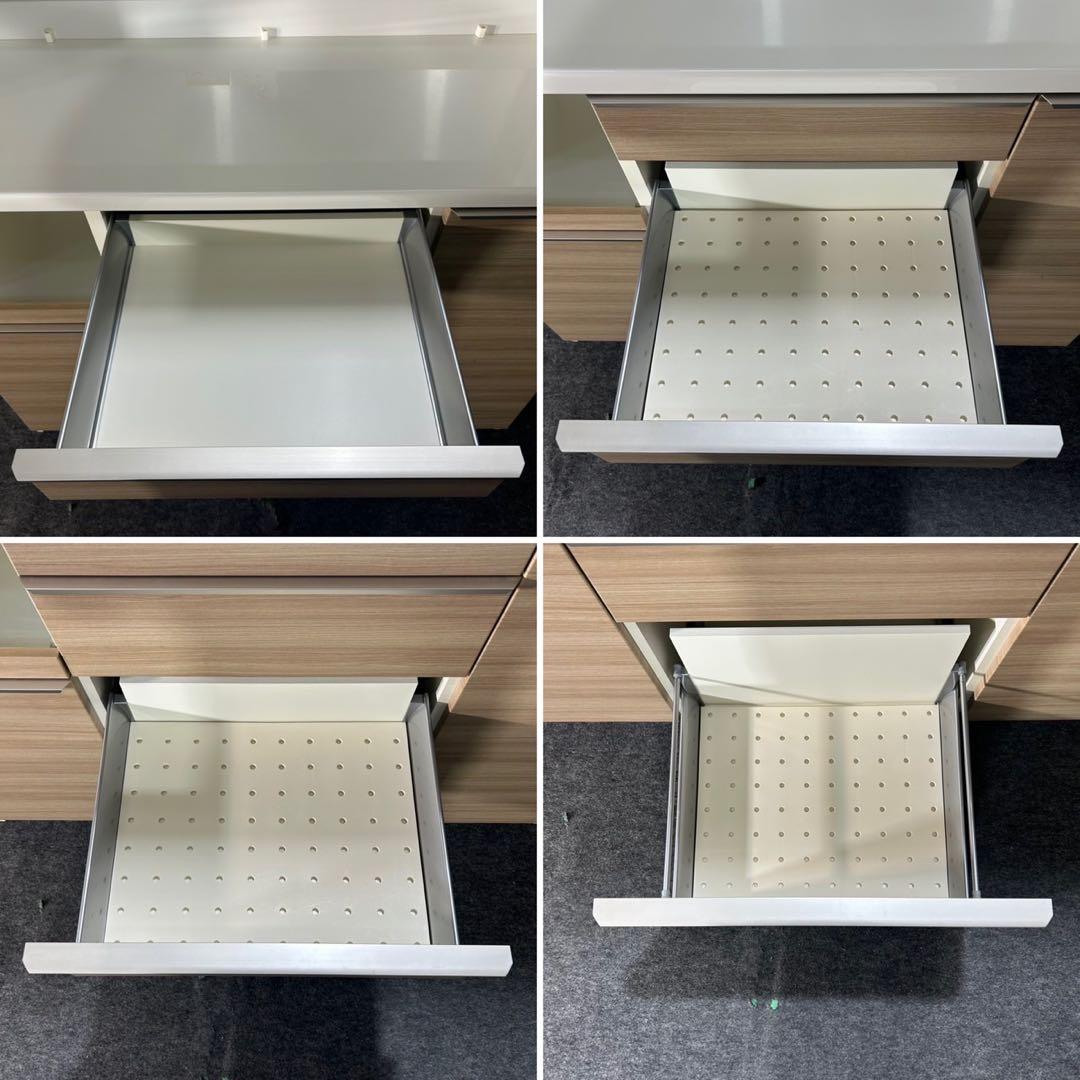 Pamouna 食器棚 幅140cm カップボード おしゃれ 収納 d3891