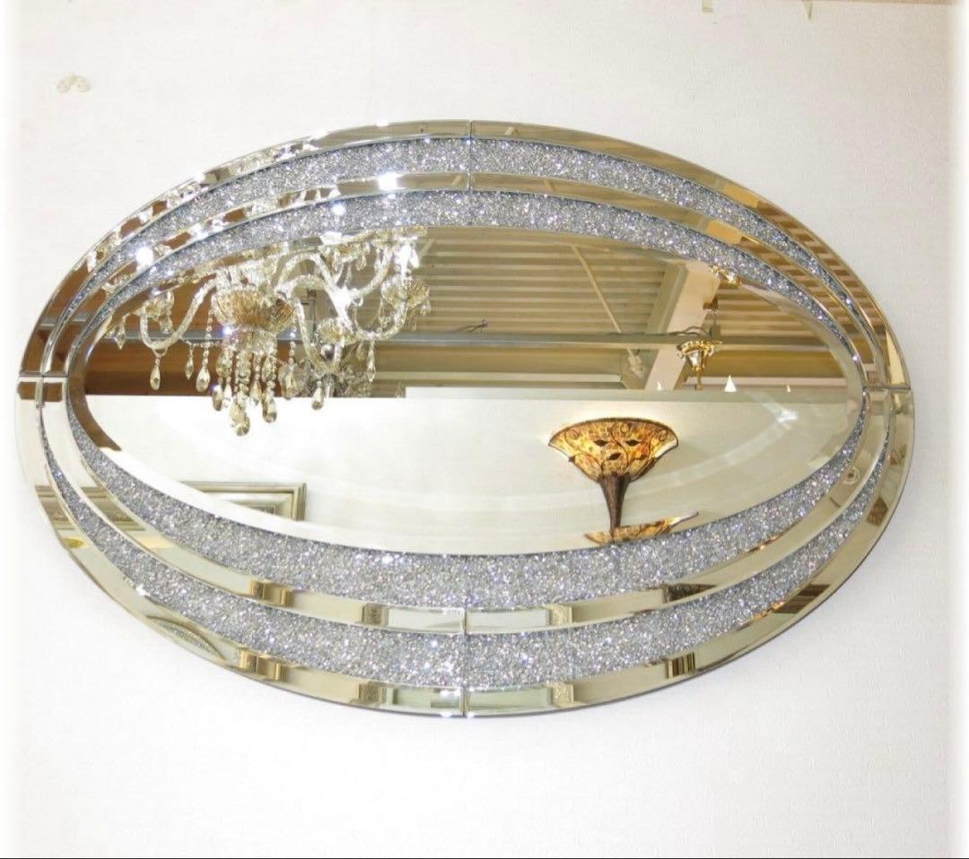 超豪華　おしゃれなデザイン アンティーク調 壁掛け鏡 姿見サイズ