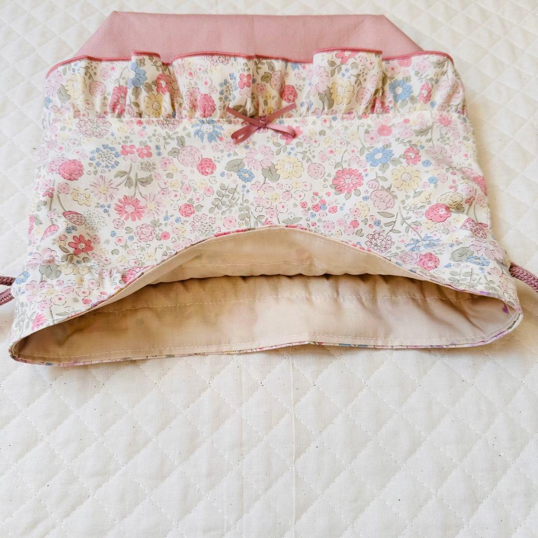 dox15101様専用 体操服入れ コップ袋 リバティ生地 女の子 ピンク