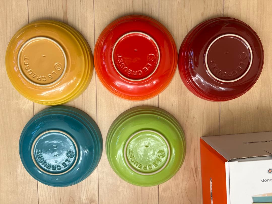 ル・クルーゼ　ラウンド・ディッシュ　20㎝　丸皿/深皿　5枚セット