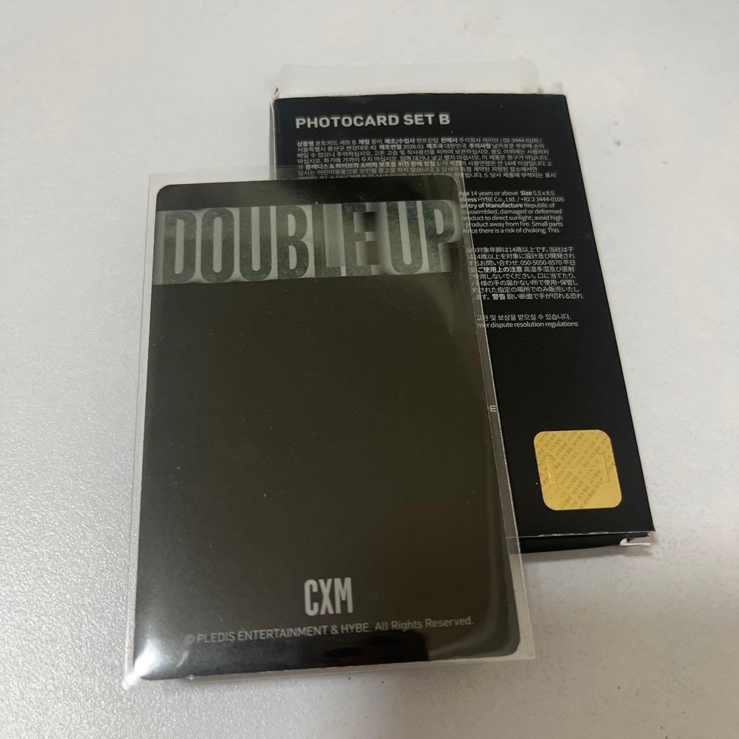 CXM DOUBLE UP SEVENTEEN フォトカードセットB (1枚) - メルカリ