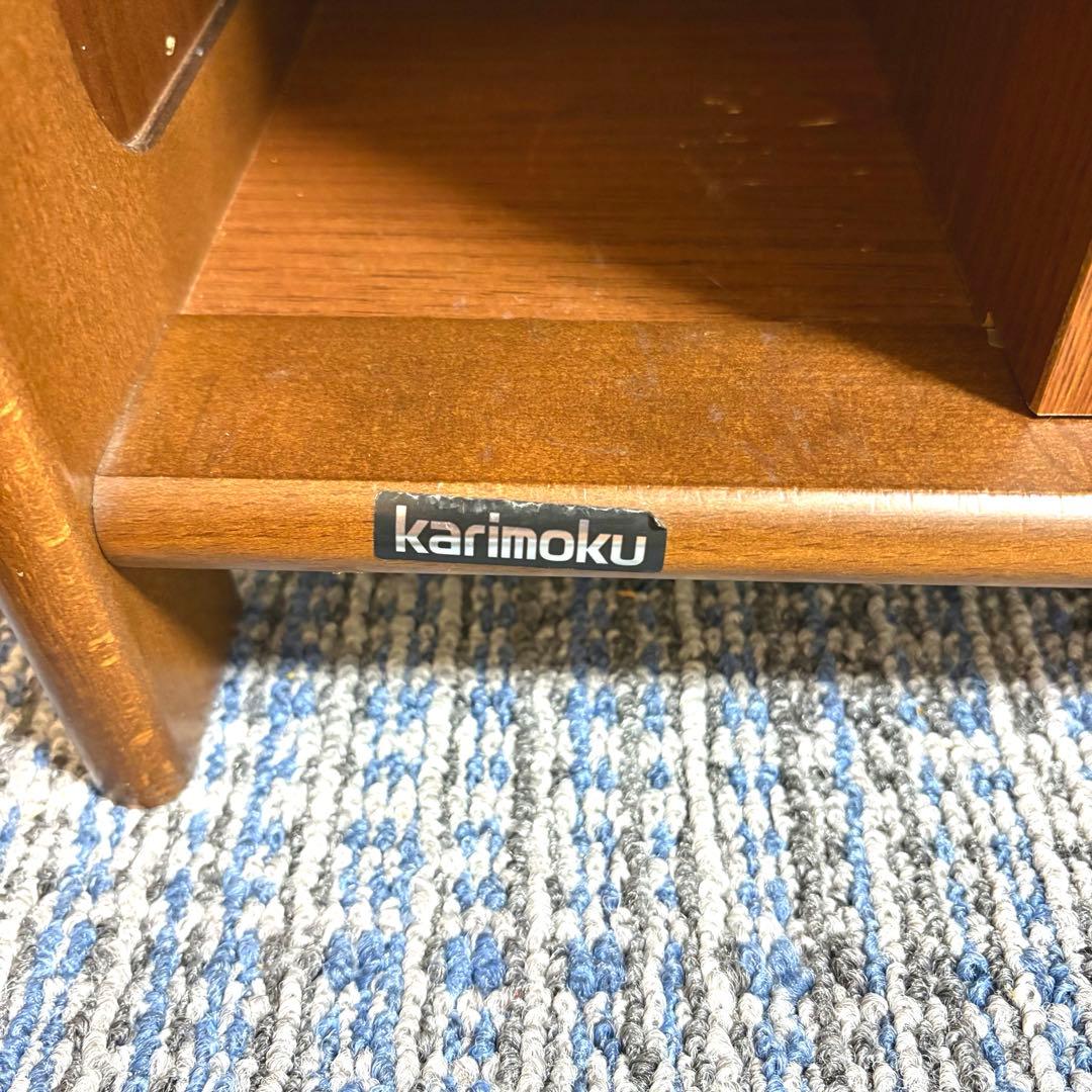 Karimoku カリモク家具 レンジ台 キャビネット キッチン収納 高級家具