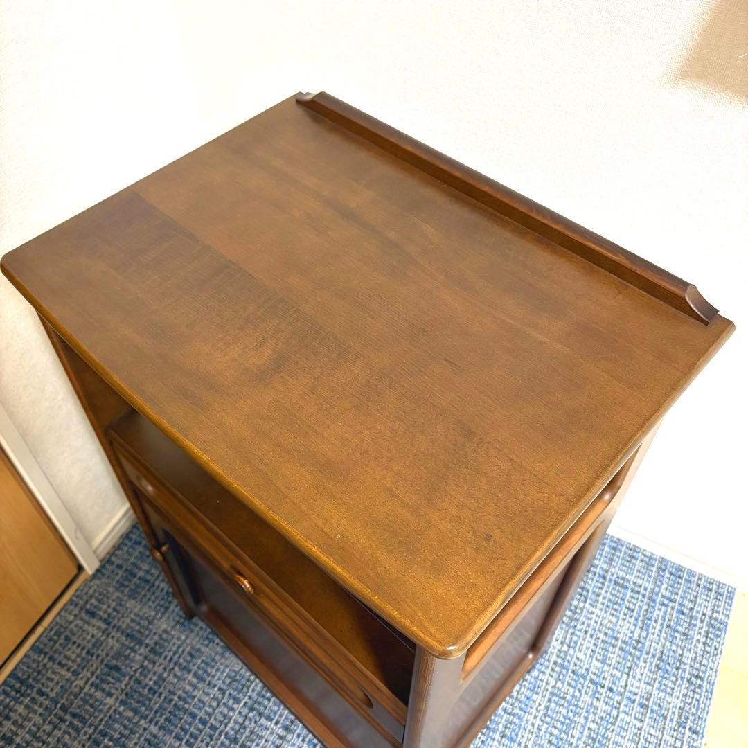 Karimoku カリモク家具 レンジ台 キャビネット キッチン収納 高級家具