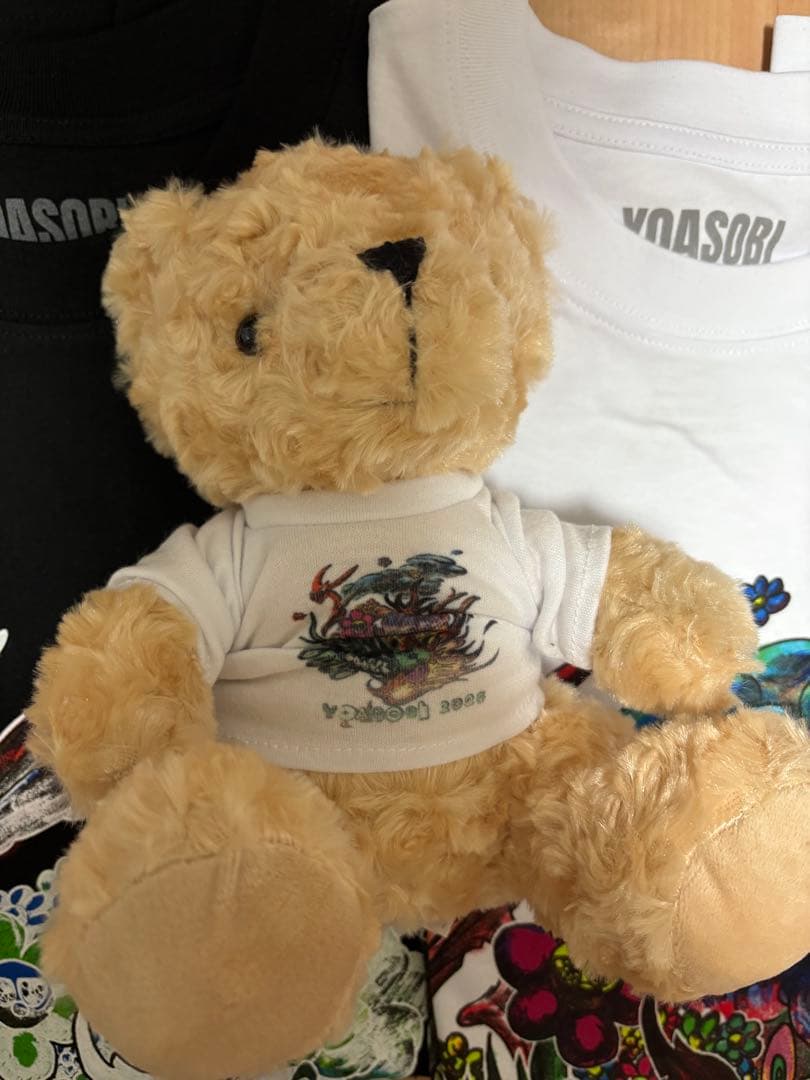 YOASOBI ロンドン公演限定 ぬいぐるみ ドラゴンTシャツ白黒 London