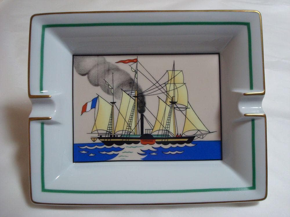 エルメス　HERMES　　灰皿　アッシュトレイ 帆船