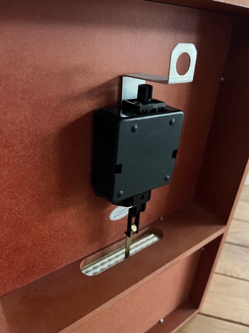 【動作良好】CHAMBRE シャンブル　壁掛け時計　 ウッドフレーム 振り子