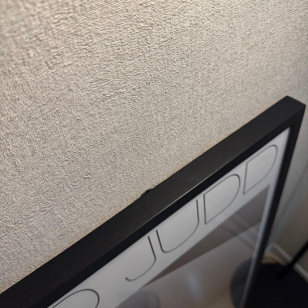 アートポスター】ミニマルアート『ドナルド・ジャッド』 フレーム付き