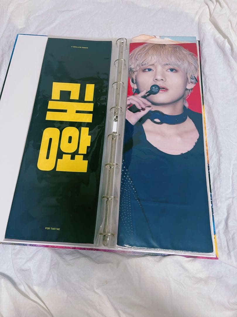 キムテヒョン テテ BTS スローガン バインダー セット
