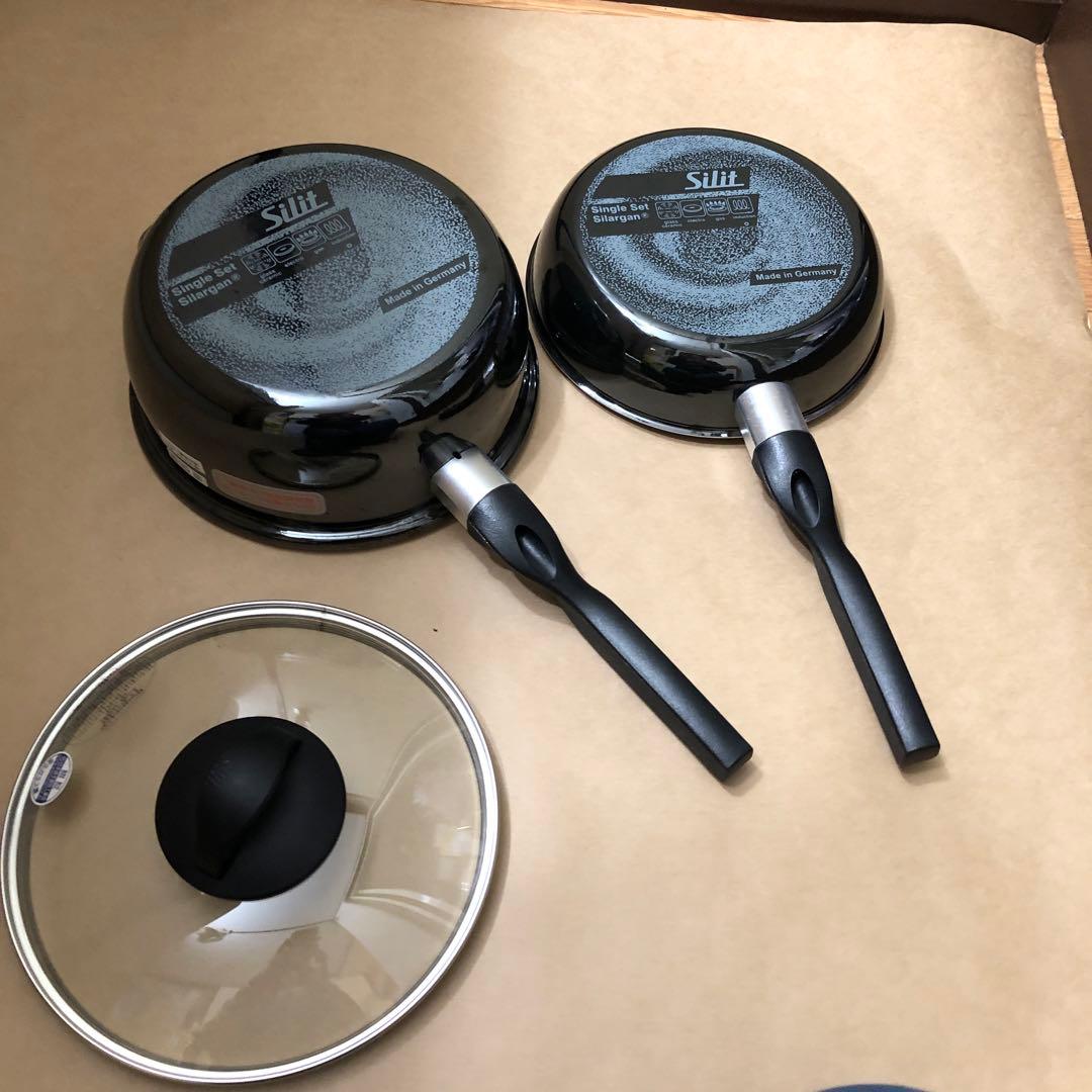 未使用 Silit シリット シングルセット シラルガン ブラック 片手鍋
