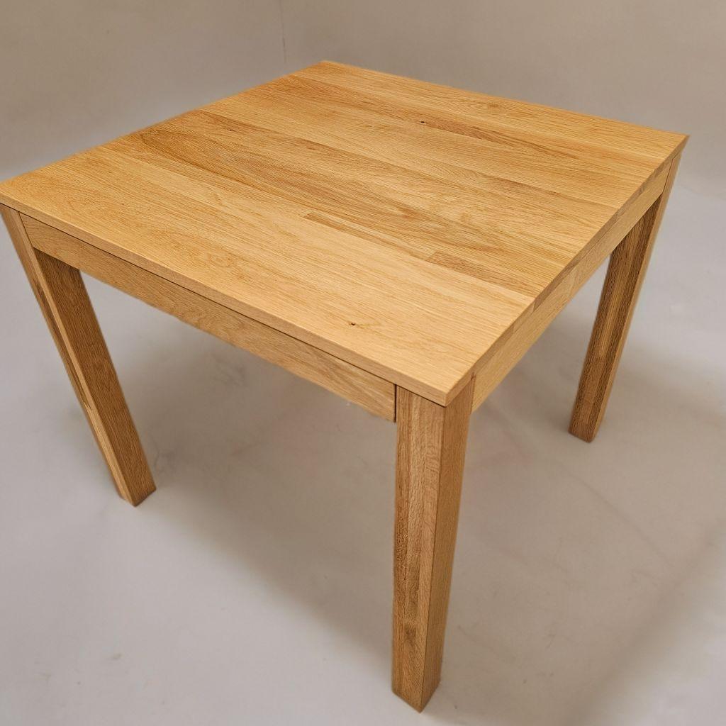 無印良品 木製テーブル　引出付　節あり　幅８０ｃｍ