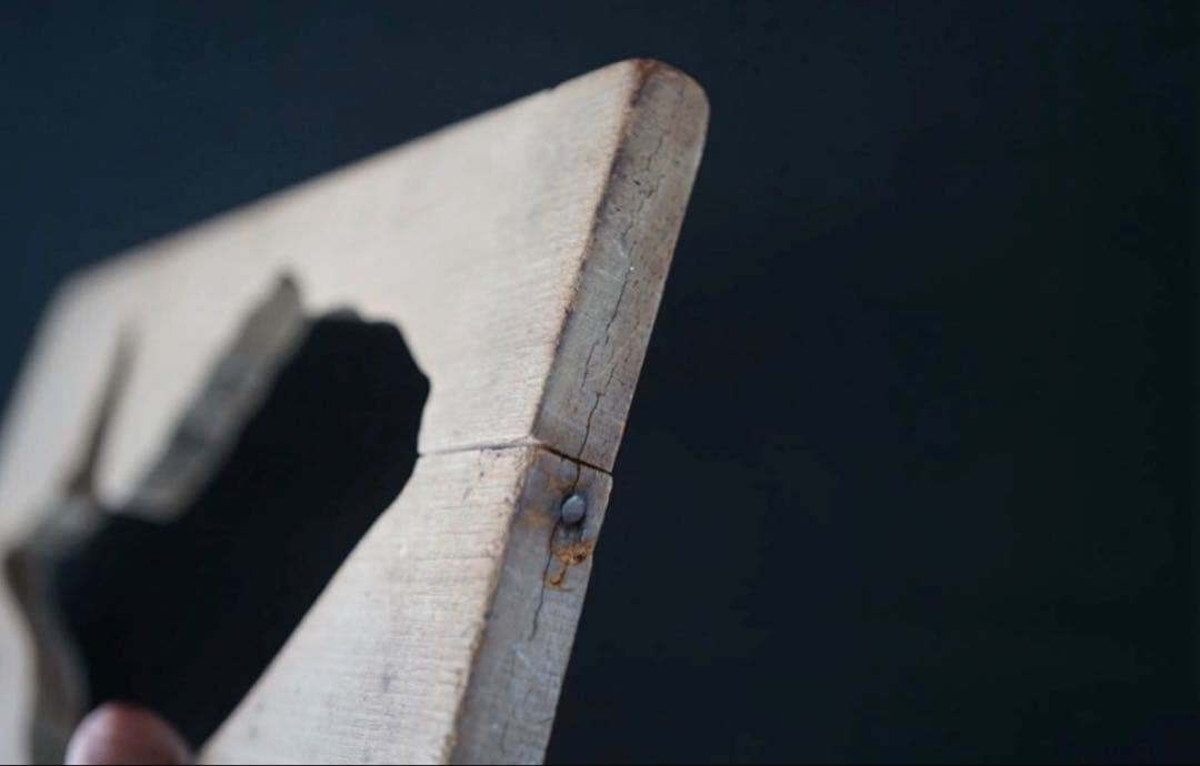 菓子型 大型の鯛 タイ 細密 30.1×15.4cm 和菓子 古道具アンティーク