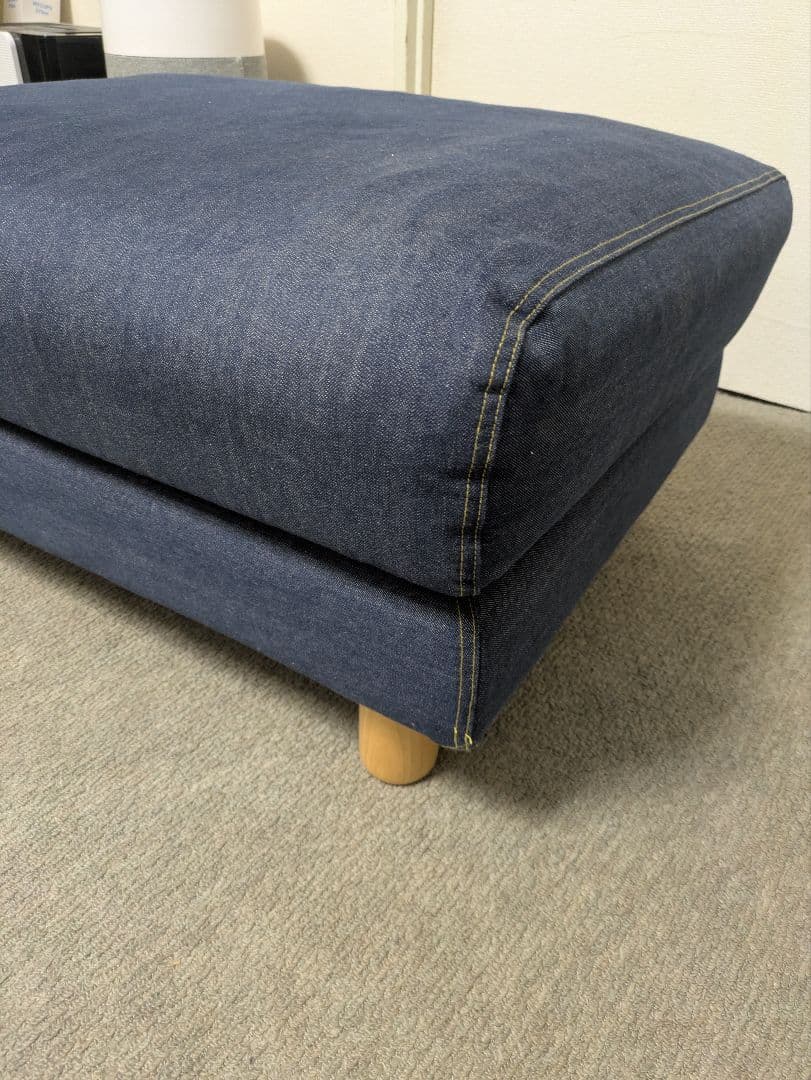 無印良品の羽毛ポケットコイルソファー