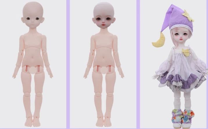 AX118 BJD 1/6 ドール本体 Dicky 球体関節人形 ハンドメイド - メルカリ