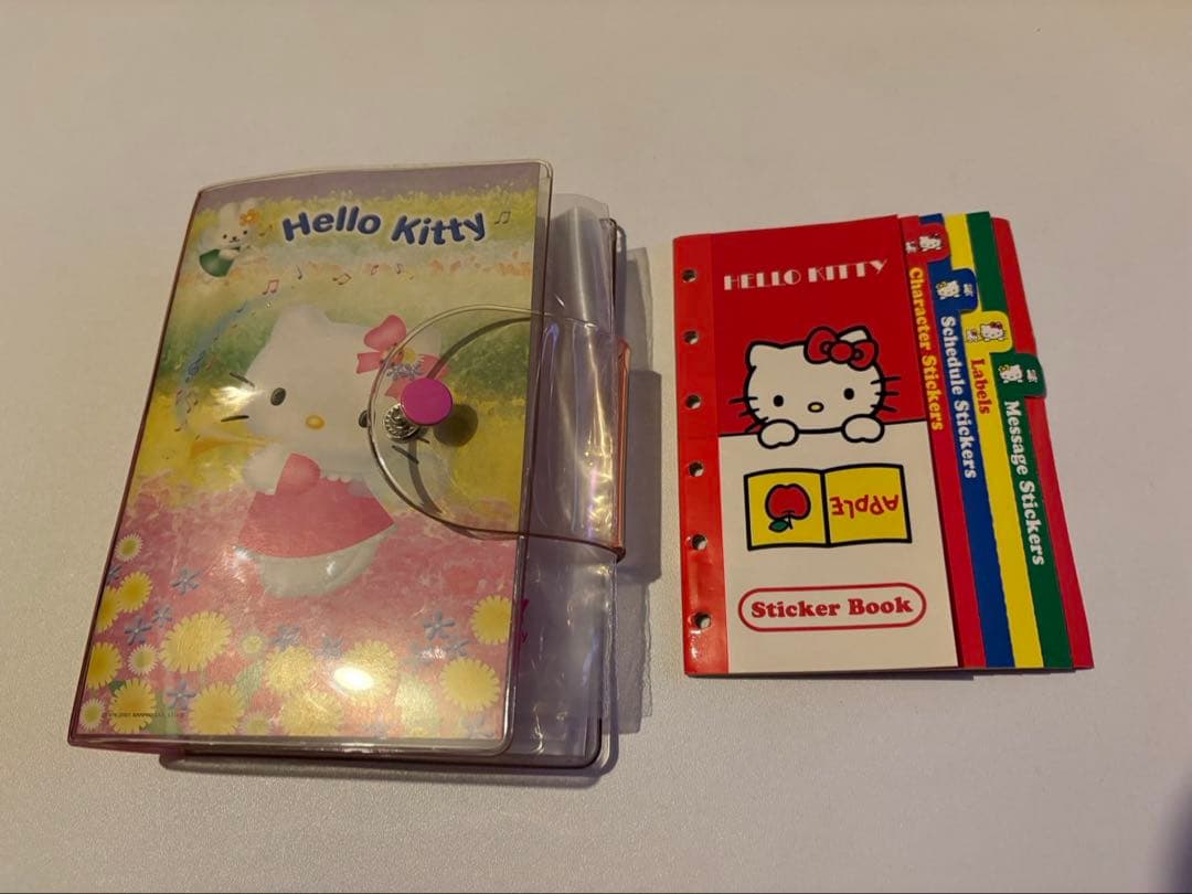 サンリオ　ハローキティ　シール手帳　シール帳　ステッカーブック　平成　当時品 ハローキティ 平成レトロ ミニ6手帳リフィル シールブック シール帳